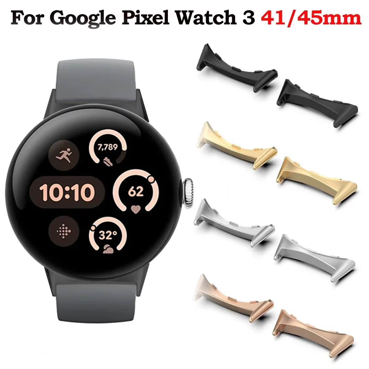 Smartwatch Straps & Accessories - Adaptor konektor tali jam tangan, 2