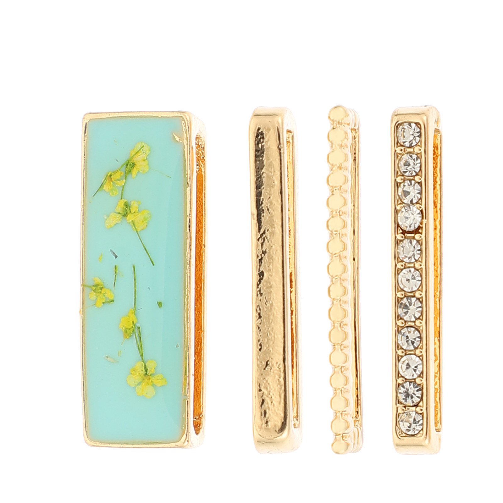 Smartwatch Straps & Accessories - 4 Buah Hiasan Tali Jam Silikon,