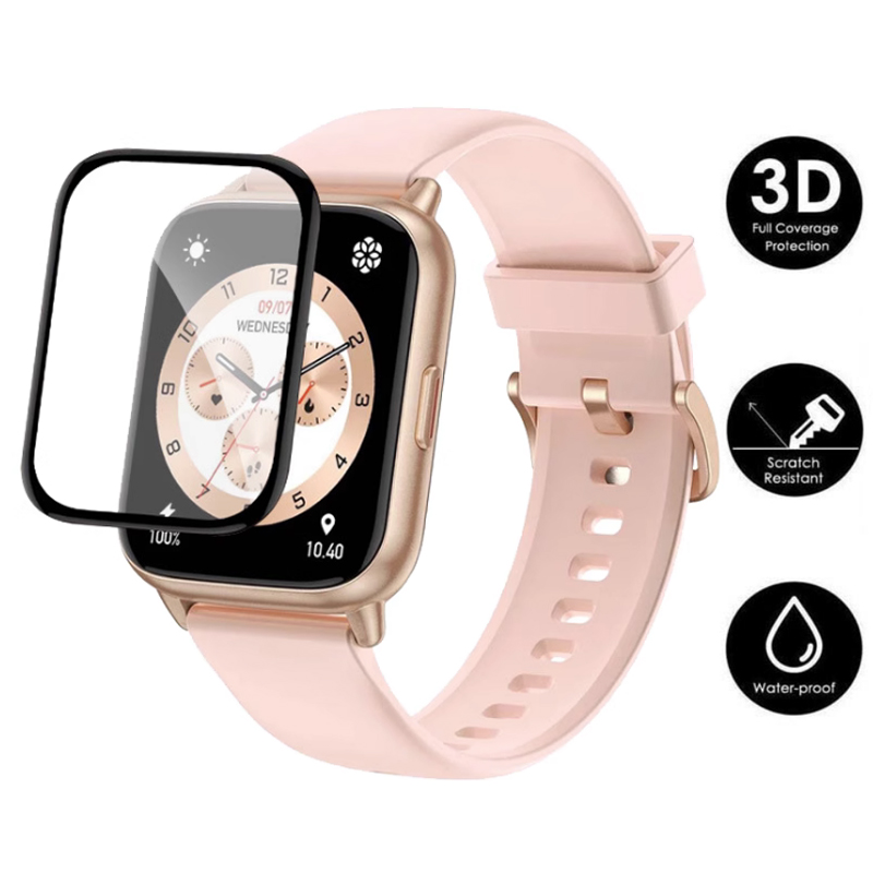Amazfit Smartwatch Accessories - Film pelindung bening tepi lembut melengkung