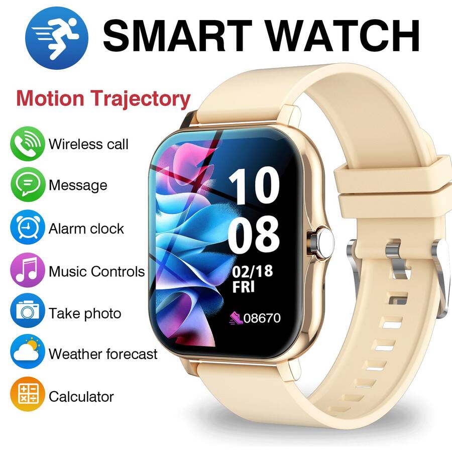 Smartwatch Touch - Jam Tangan Pintar Dengan Panggilan Nirkabel
