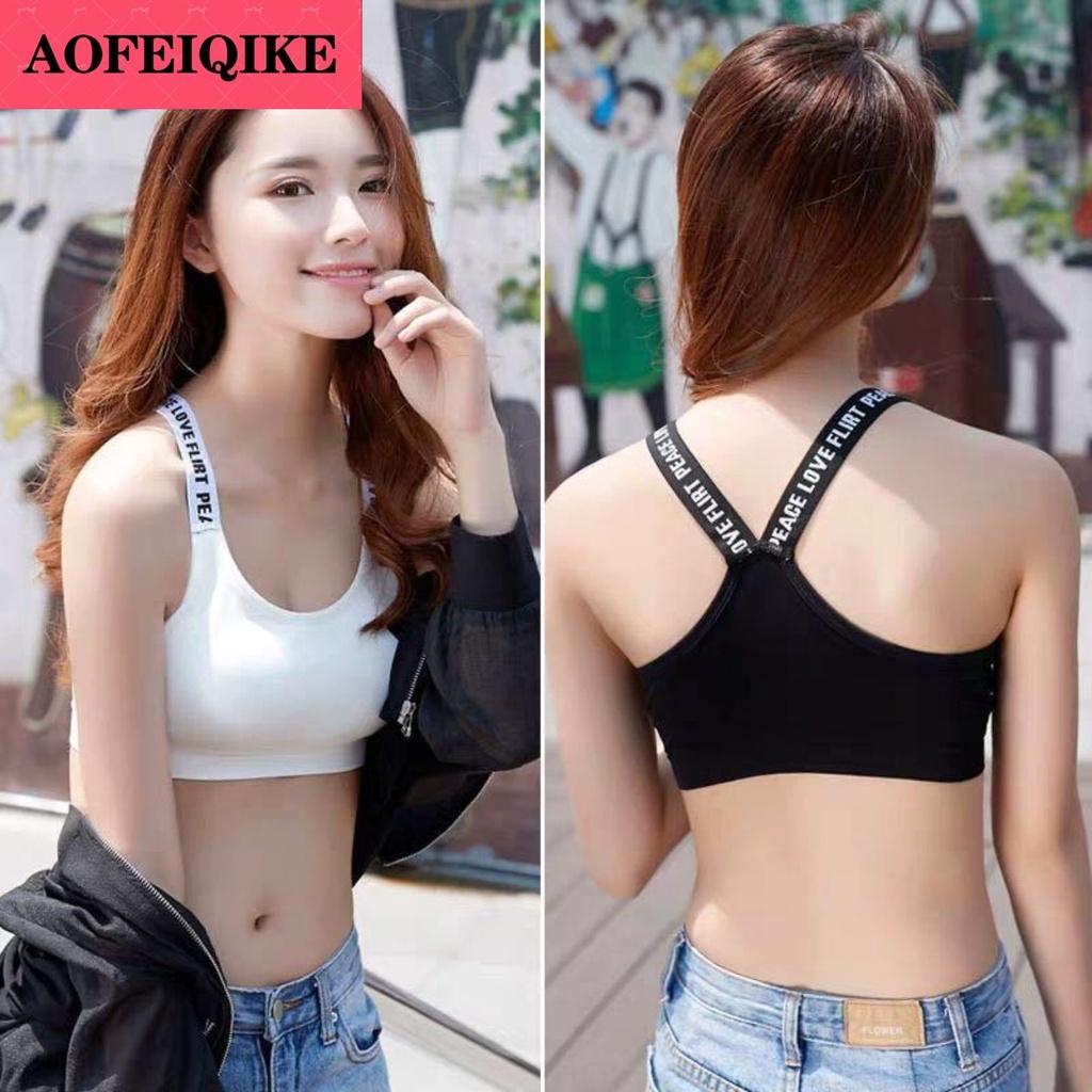 Atasan Bra seksi 40-65kg Bra o - Rugged Sport Strap ulasan dan harga
