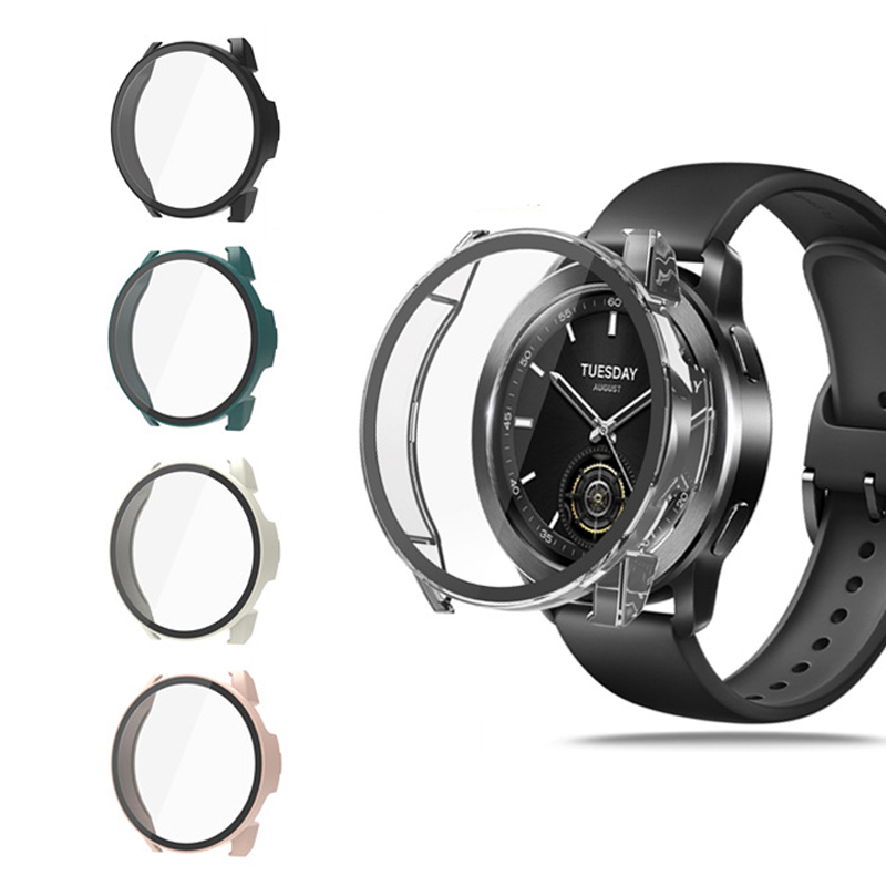 Pelindung layar kaca, cangkang - Xiaomi Smartwatch S3 Accessories ulasan dan harga