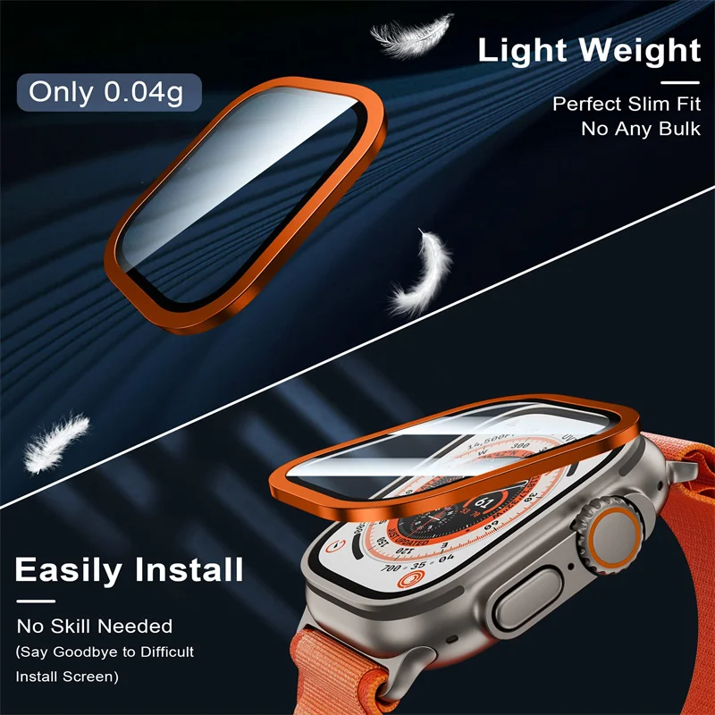 Kaca Tempered untuk Apple Watc - Smartwatch Straps & Accessories ulasan dan harga