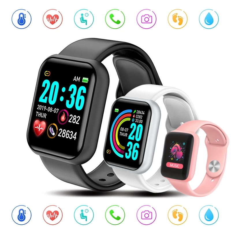 Jam tangan pintar olahraga Blu - Smartwatch Touch ulasan dan harga