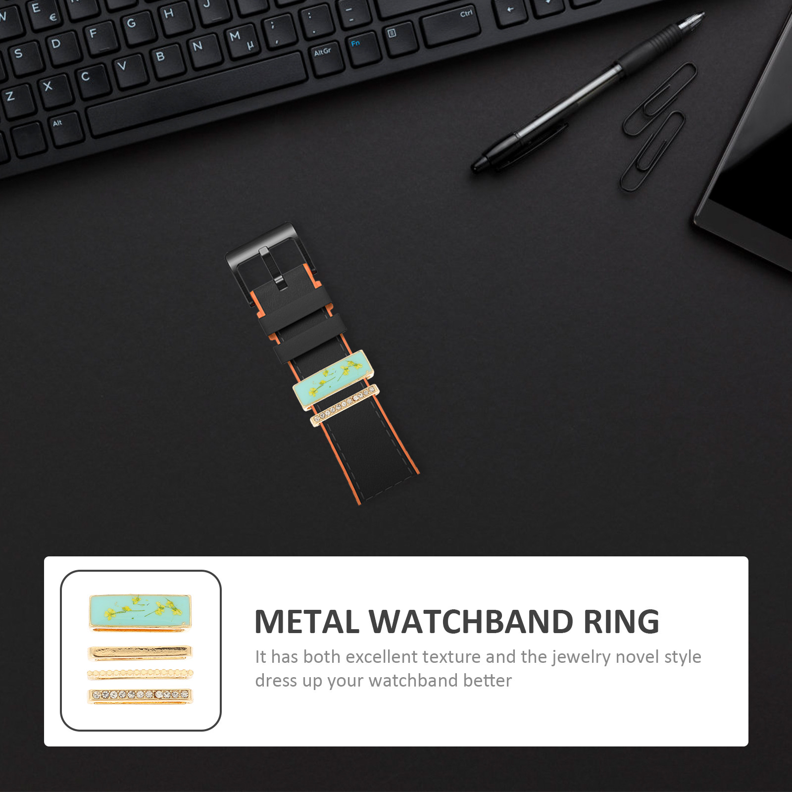 4 Buah Hiasan Tali Jam Silikon - Smartwatch Straps & Accessories ulasan dan harga