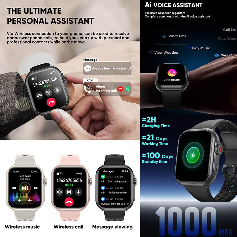 Jam Tangan Pintar XIAOMI IOS B - Smartwatch X18 ulasan dan harga