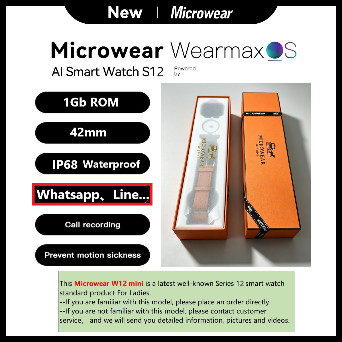 Jam Tangan Pintar Microwear W1 - Smartwatch M Active ulasan dan harga