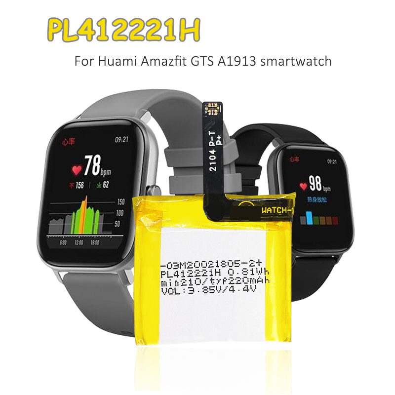 Baterai PL412221H 220mAh 3.85V - Smartwatch A1914 ulasan dan harga