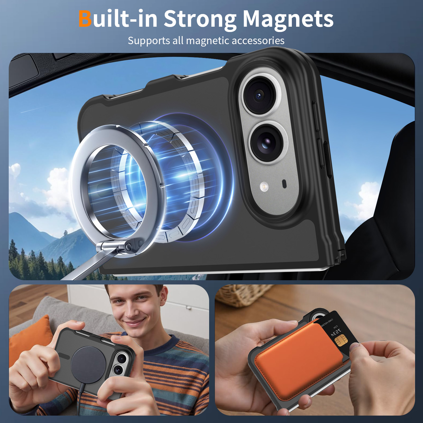 Casing Ponsel Magnetik Ultra T - Screen Protector Film ulasan dan harga