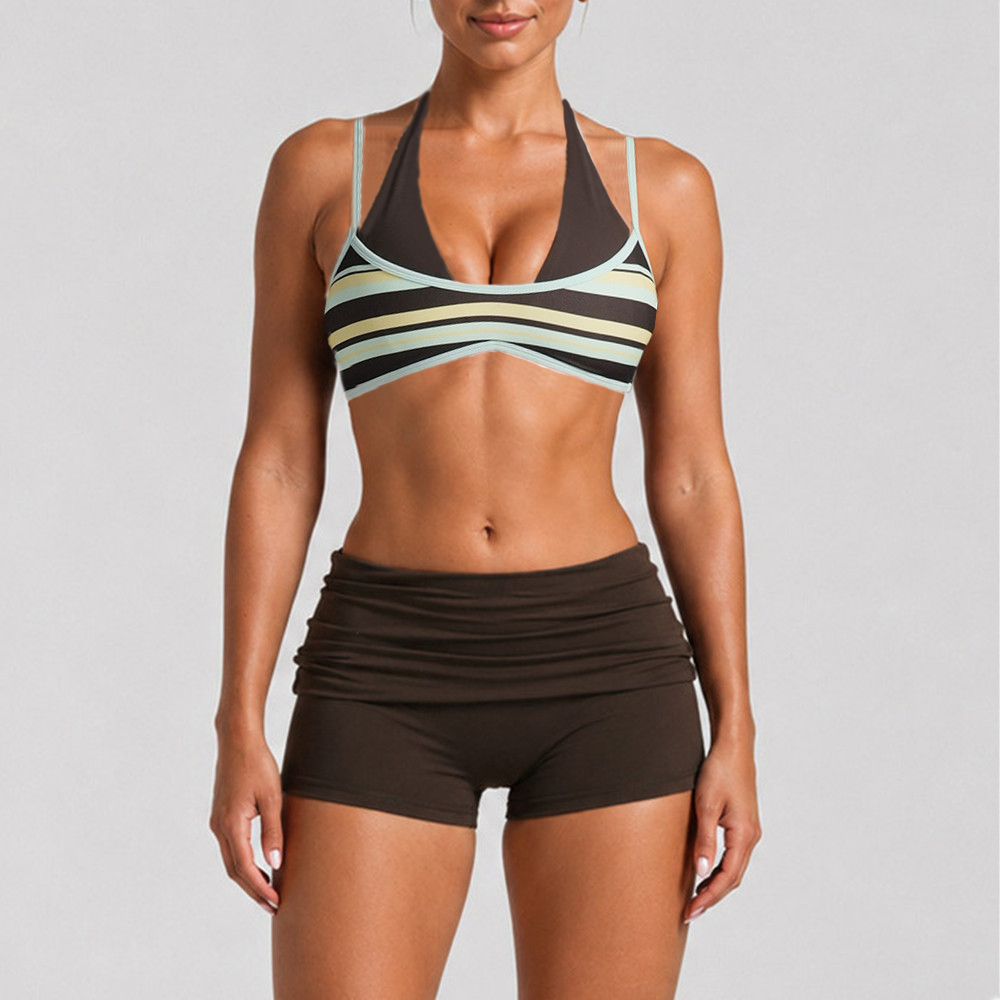 Bra Yoga Wanita Model Halter d - Rugged Sport Strap ulasan dan harga