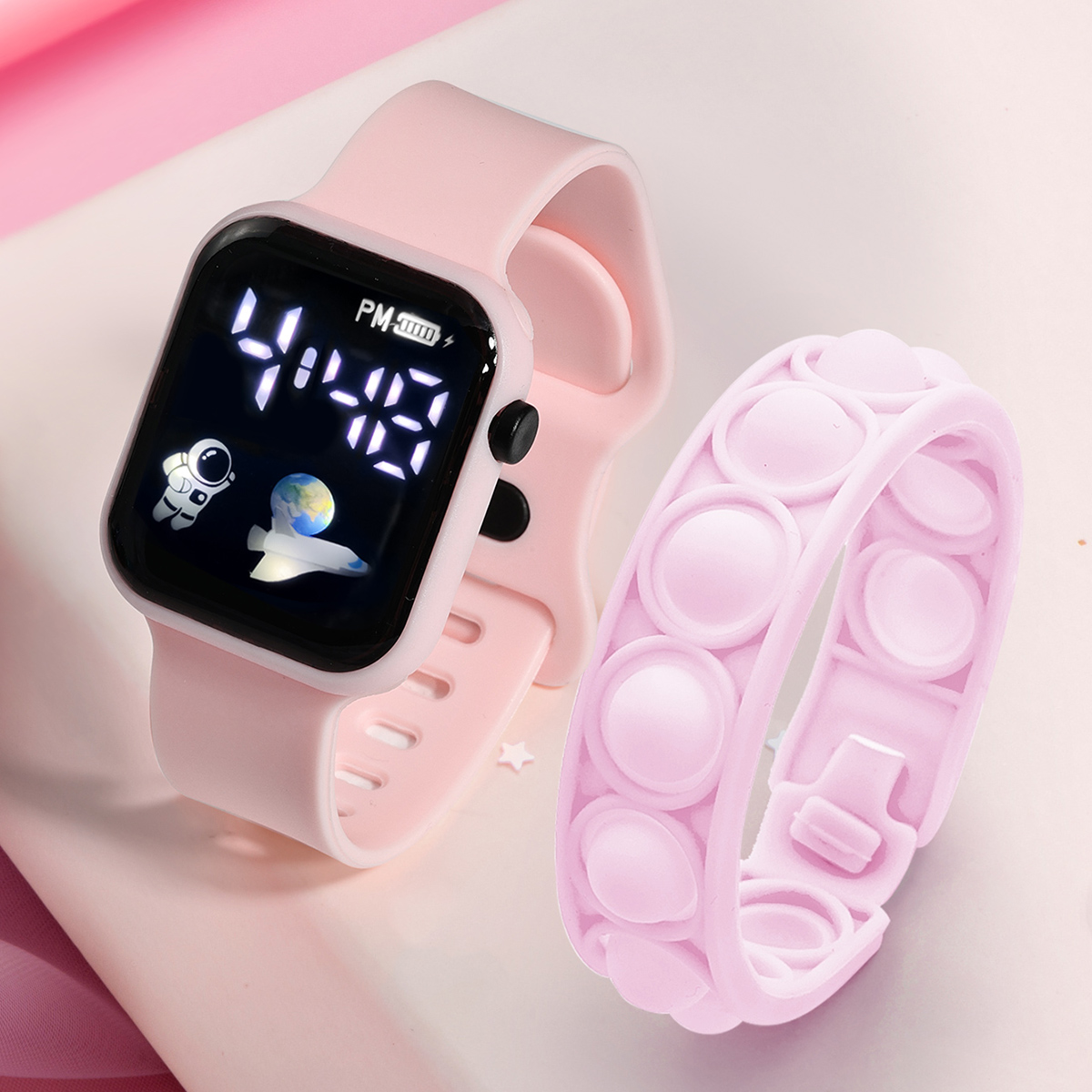 Jam tangan pintar anak, 2 buah - Smartwatch Touch ulasan dan harga